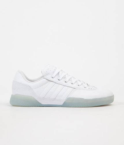 Adidas City Cup Shoes - White / White / Gold Metallic